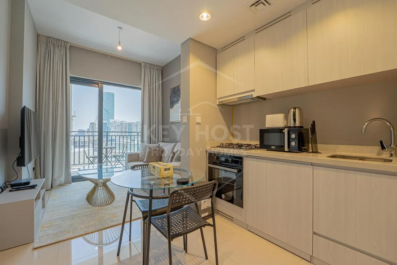 Keyhost - Damac Zada Tower - Brand New 1Br Apartment With Canal View In Business Bay Dubai
