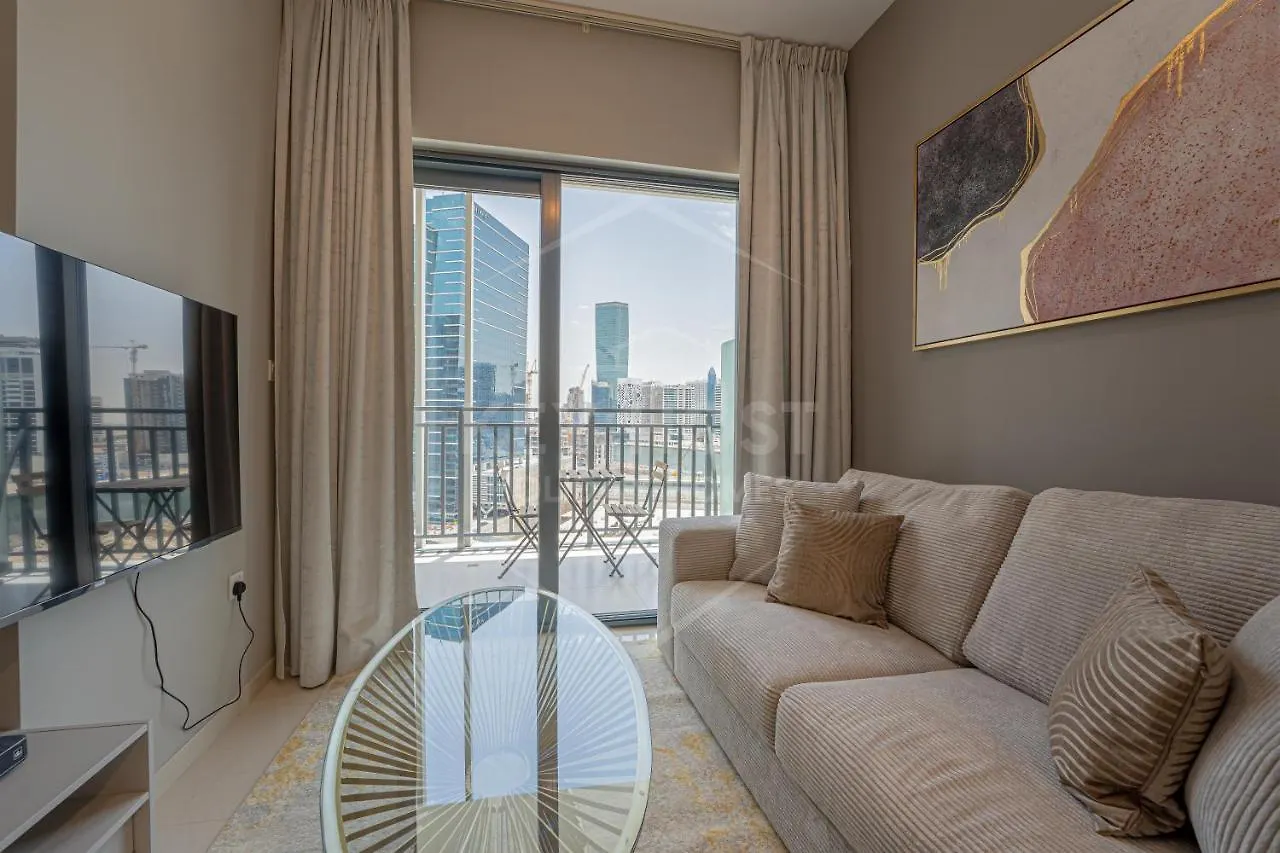 Keyhost - Damac Zada Tower - Brand New 1Br Apartment With Canal View In Business Bay Dubai 0*,  United Arab Emirates